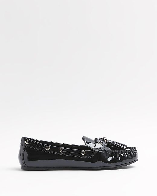 river island patent shoes