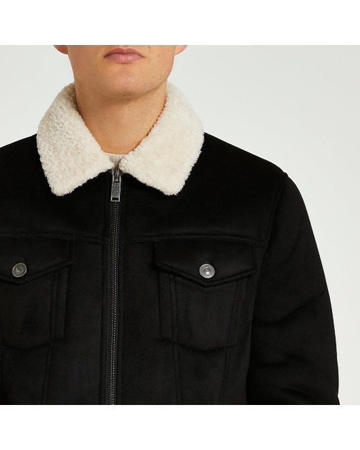suedette black jacket