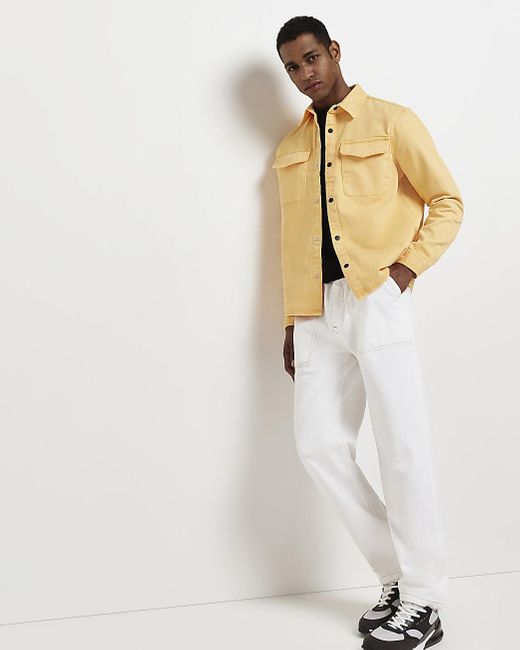 River Island Orange Regular Fit Long 