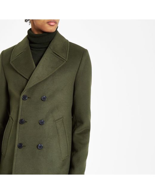 River island mens pea best sale coat
