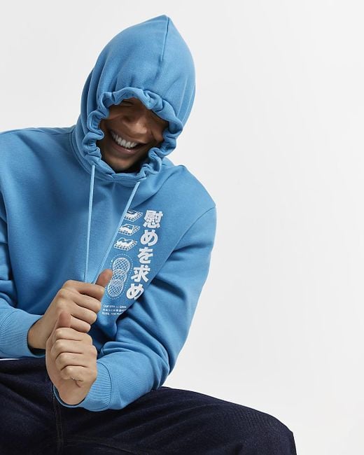 Light blue hotsell graphic hoodie