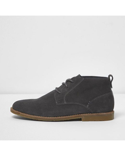 Gray chukka boots Clearance