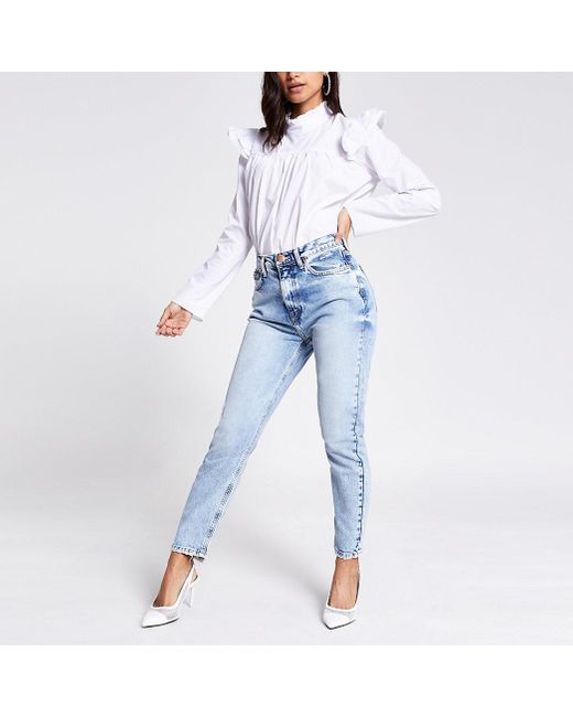 Blue Brooke High Rise Slim Jeans 