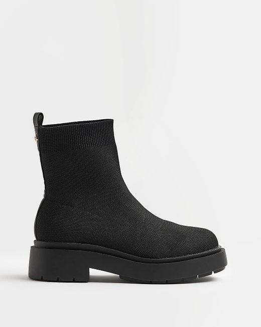 river island chunky biker boots