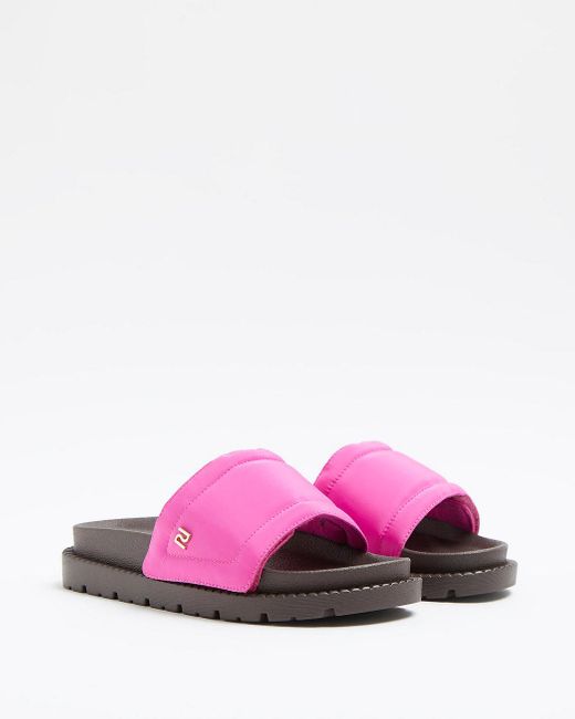 river island wide fit sliders