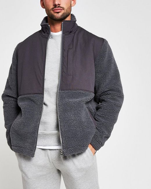 grey borg jacket mens