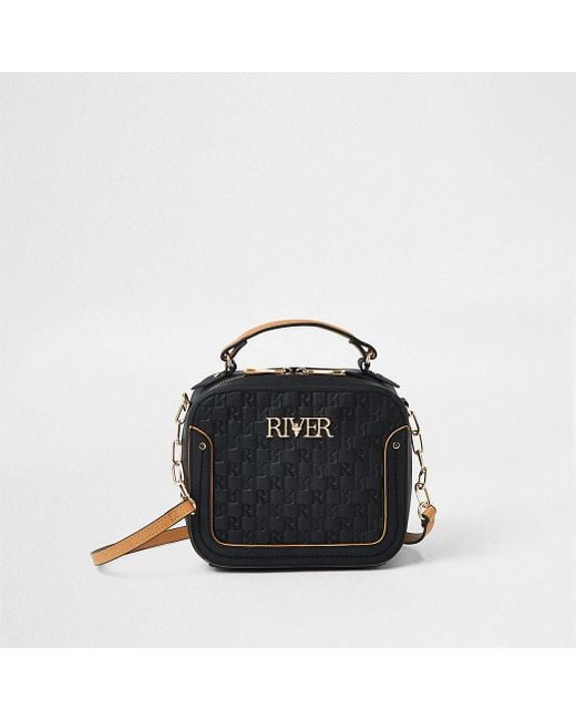 river island black shopper bolsa