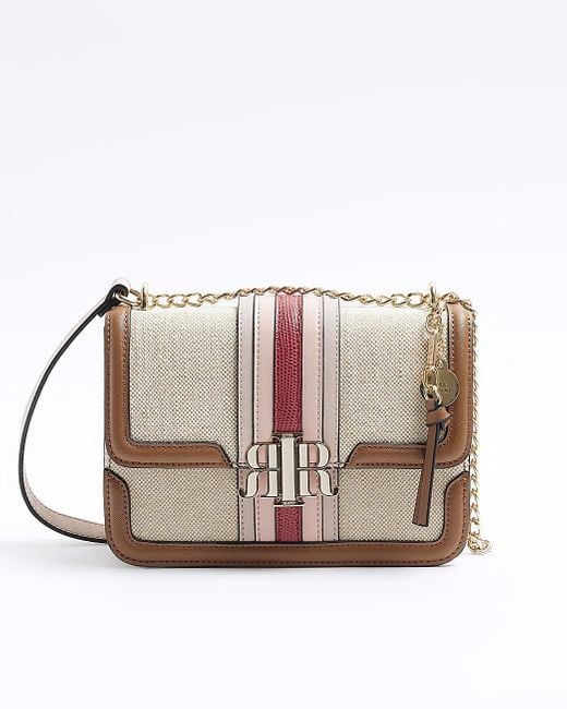 Cream river shop island bag