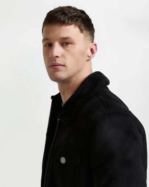 black borg lined jacket