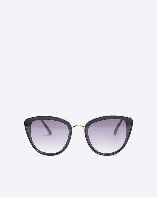 River Island Metallic Cat Eye Sunglasses