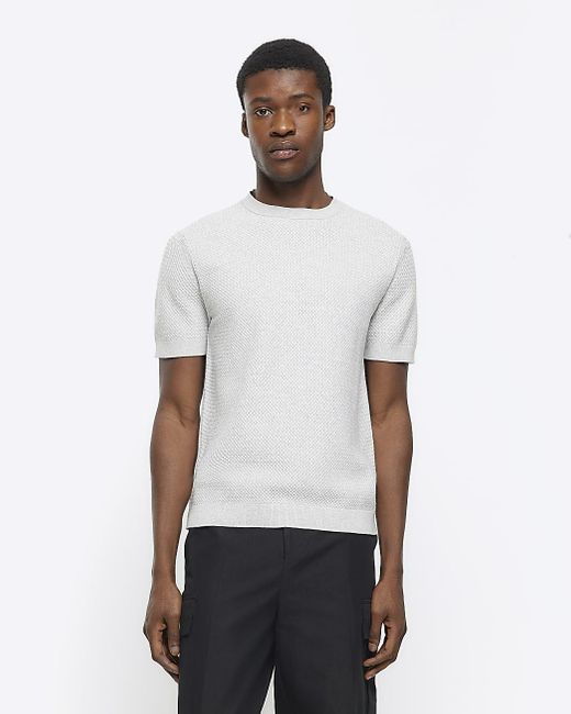 River island mens slim fit hot sale t shirts