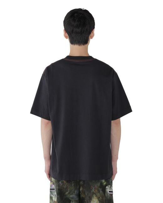 Roa Black X And Wander Logo Printed T-Shirt T-Shirts