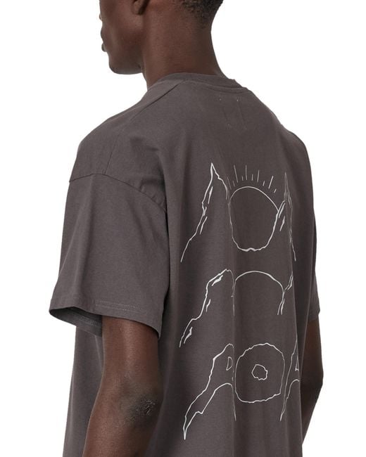 Roa Brown Lava Mountain T-Shirt T-Shirts