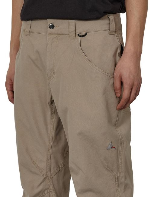 Roa Natural Crimp Shaped Cotton Pants Pants for men