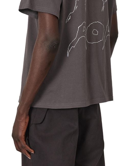Roa Brown Lava Mountain T-Shirt T-Shirts
