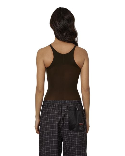 Roa Black Haze Ultralight Seamless See Through Tank Top T-Shirts