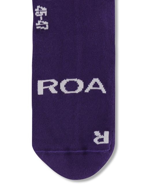 Roa Purple Logo Biofil Sock Underwear