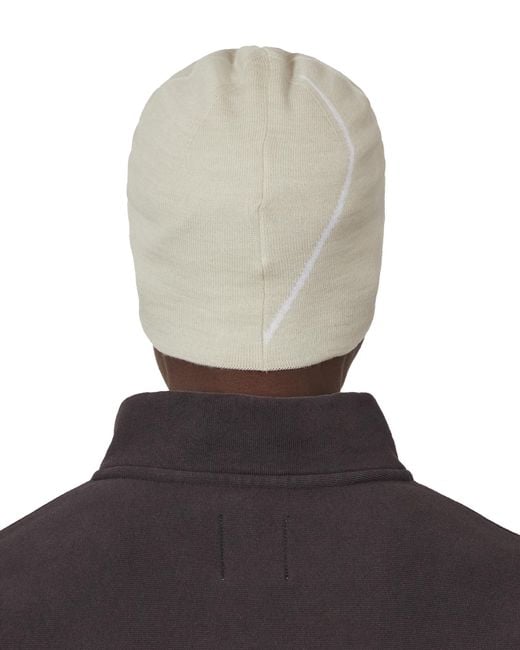 Roa White Logo Wool Beanie Soft Goods