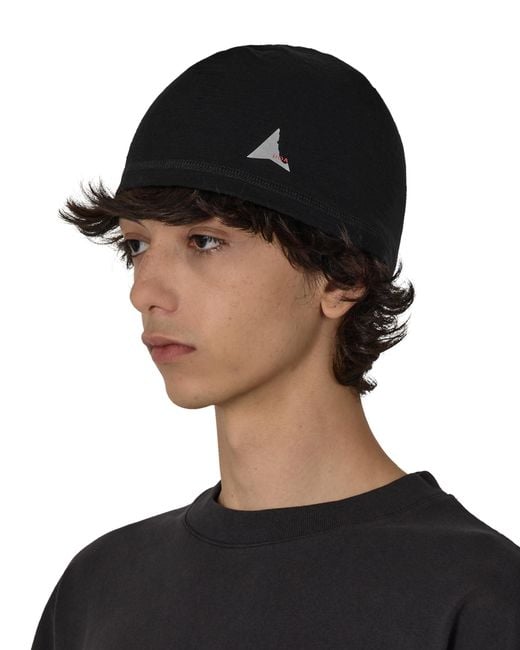 Roa Black Lasen Thermal Merino Beanie Hats