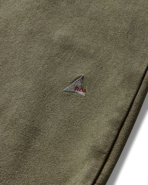 Roa Green Ash Canvas Shorts Pants for men