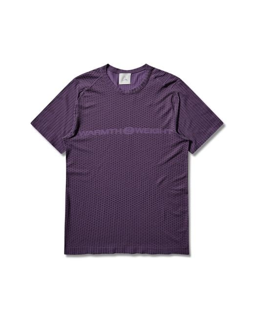 Roa Purple Hivee Dryarn Lightweight Seamless T-Shirt T-Shirts for men