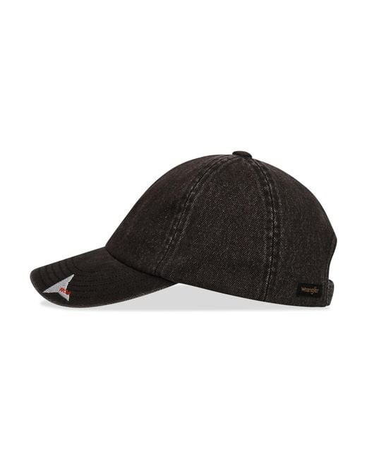 Roa Black X Wrangler Aero 6 Panel Cap Hats