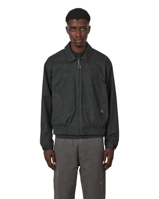 Roa Black Pilot Waxed Canvas Jacket Jackets for men