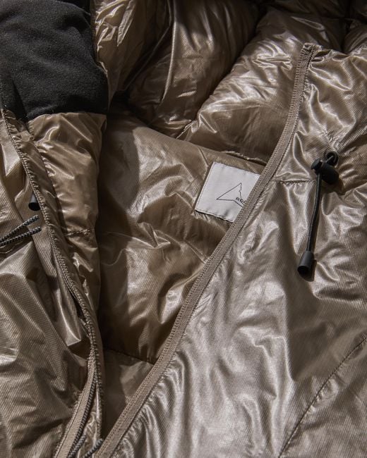 Roa Brown Synthetic Down Jacket Coats And Jackets for men