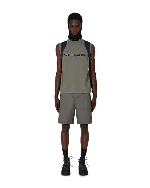 Roa Brown Warmth Sleeveless Tee T-Shirts for men
