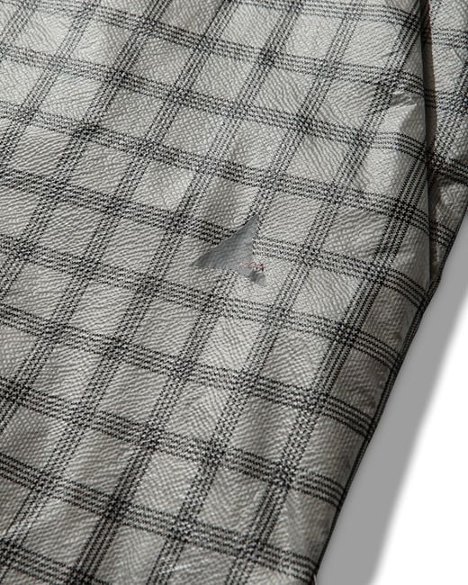 Roa Black Nia See Through Printed Check Mid Skirt Skirts