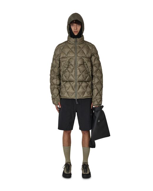 Roa Green Nuna 800 Fill Power Hooded Down Jacket Coats And Jackets