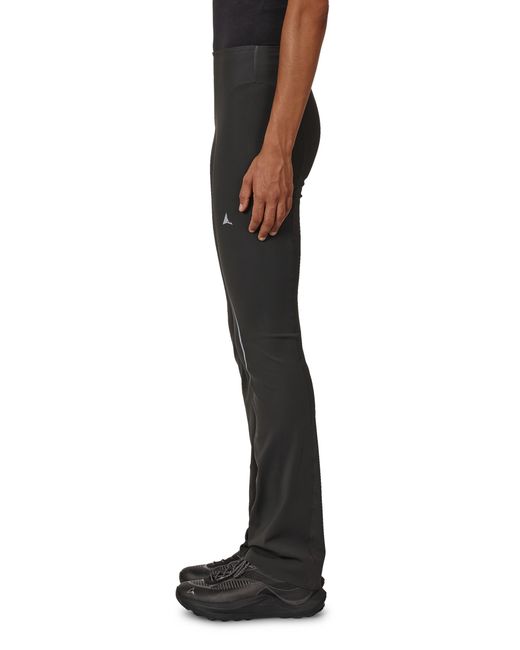 Roa Black Tenna Compression Flared Leggings Bottoms