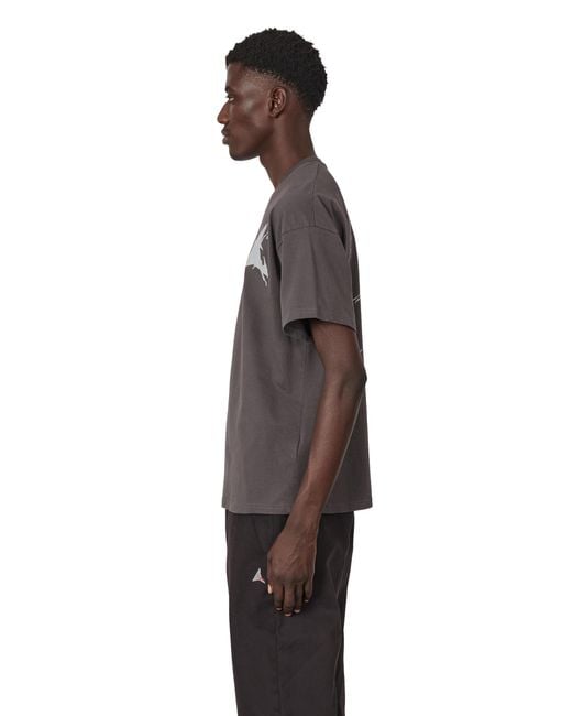 Roa Brown Lava Mountain T-Shirt T-Shirts