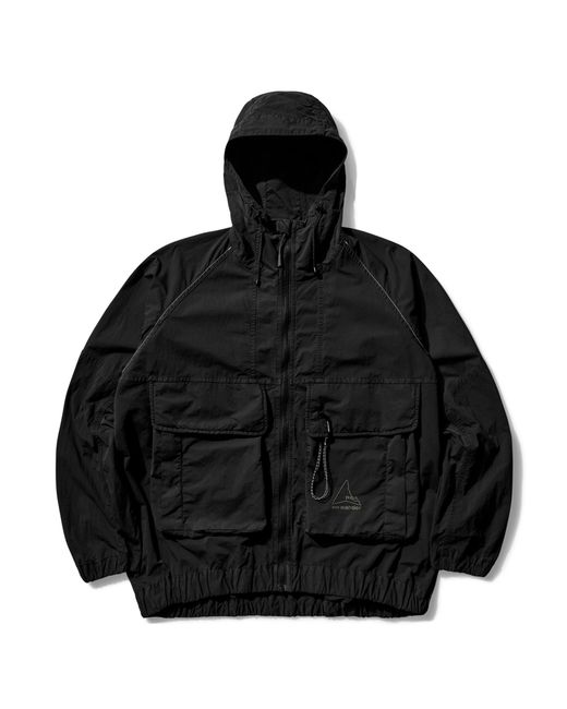 Roa Black X And Wander Nylon Hooded Jacket Coats And Jackets