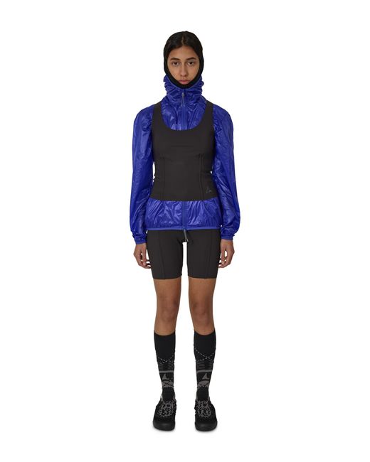 Roa Black Spine Compression Biker Shorts Shorts