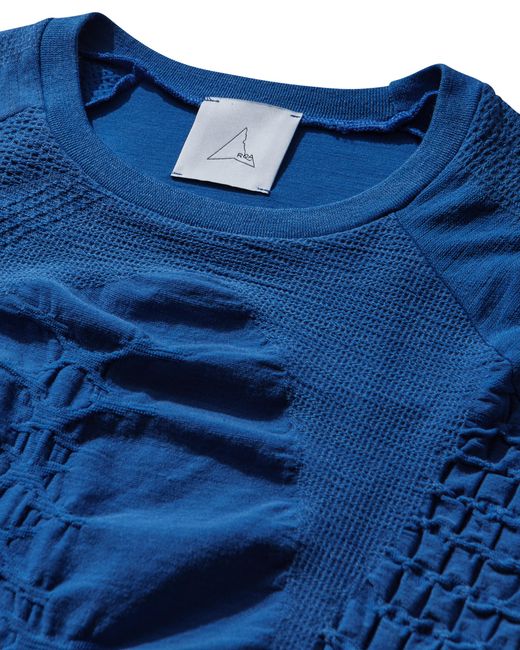 Roa Blue Wama 3D Seamless Long Sleeve Sweatshirts for men