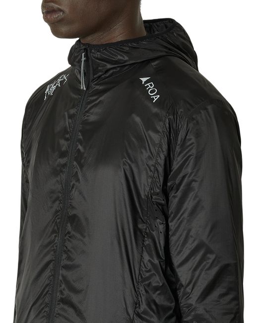 Roa Black Nightfall Packable Wind Jacket Coats And Jackets for men
