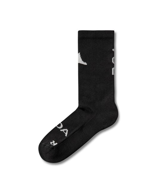 Roa Black Logo Biofil Socks Underwear