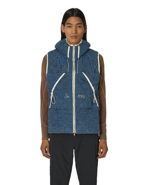 Roa Blue X Story Mfg. Vest Coats And Jackets for men