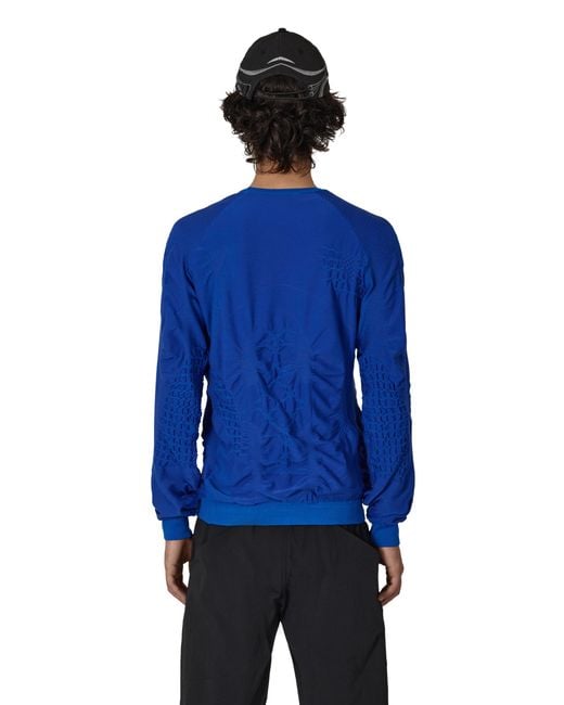 Roa Blue Wama 3D Seamless Long Sleeve Sweatshirts for men