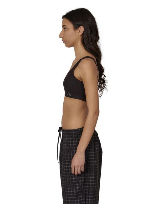 Roa Black Spine Compression Bra T-Shirts
