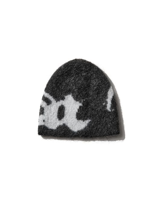 Roa Black Vortex Mohair Beanie Soft Goods