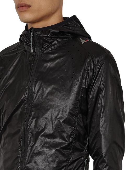 Roa Black Hue Packable Wind Jacket Coats And Jackets