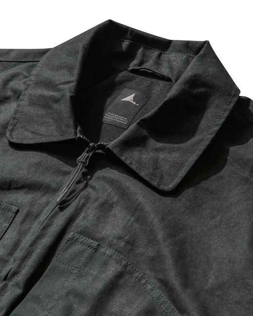Roa Black Pilot Waxed Canvas Jacket Jackets for men