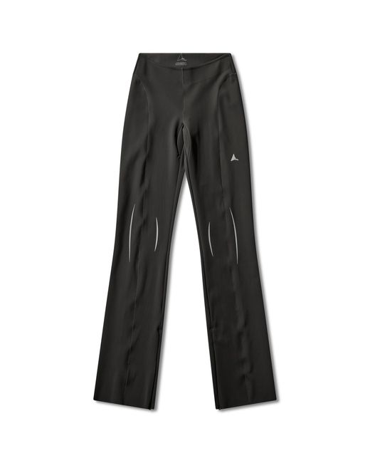 Roa Black Tenna Compression Flared Leggings Bottoms