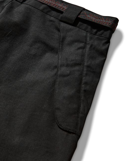 Roa Black Centipede Buckle Chino Pant Pants for men