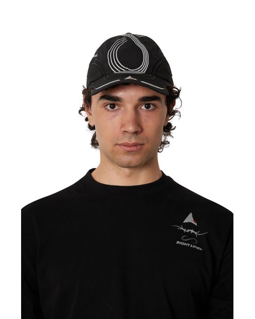 Roa Black X Eightlines Pursuit 6 Panel Cap Hats