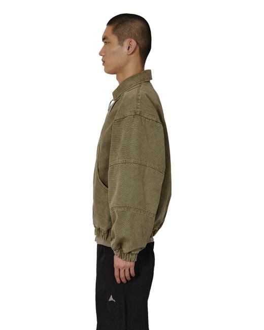 Roa Gray Ash Canvas Jacket Coats And Jackets for men