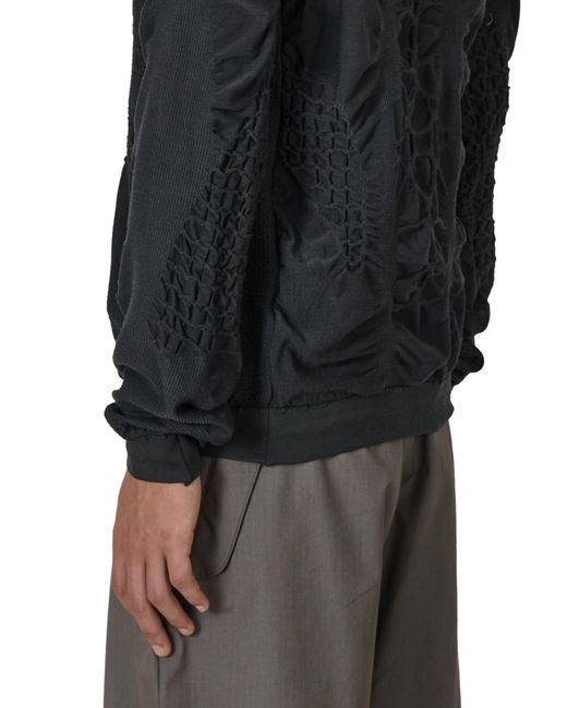 Roa Black Wama 3D Seamless Long Sleeve Sweatshirts for men