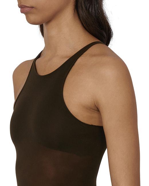 Roa Black Haze Ultralight Seamless See Through Tank Top T-Shirts